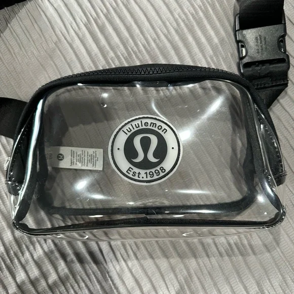lululemon athletica Clear and Black Belt Bag - Picture 2 of 5